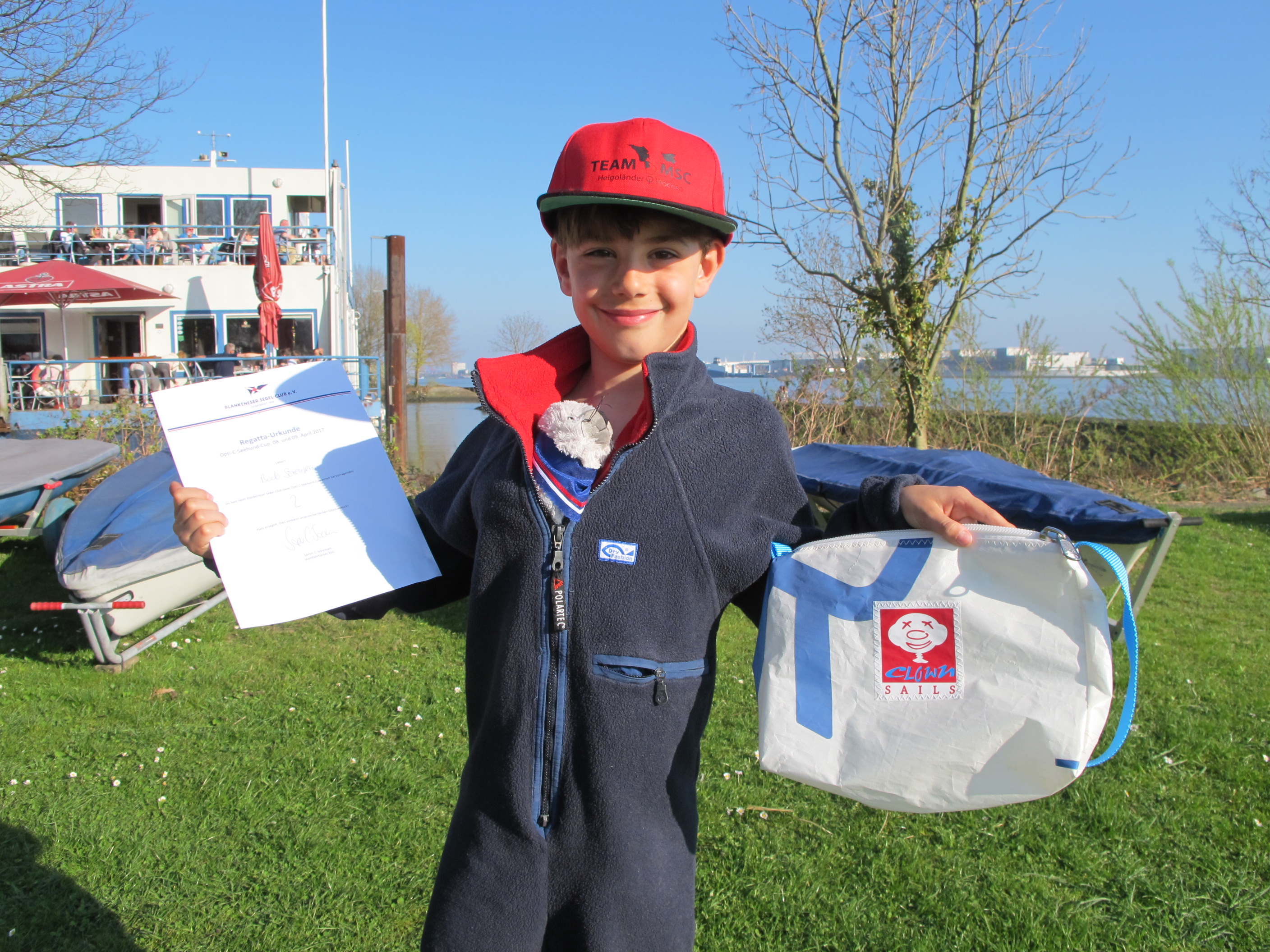 Opti-C-Seehund Regatta beim BSC auf der Elbe!