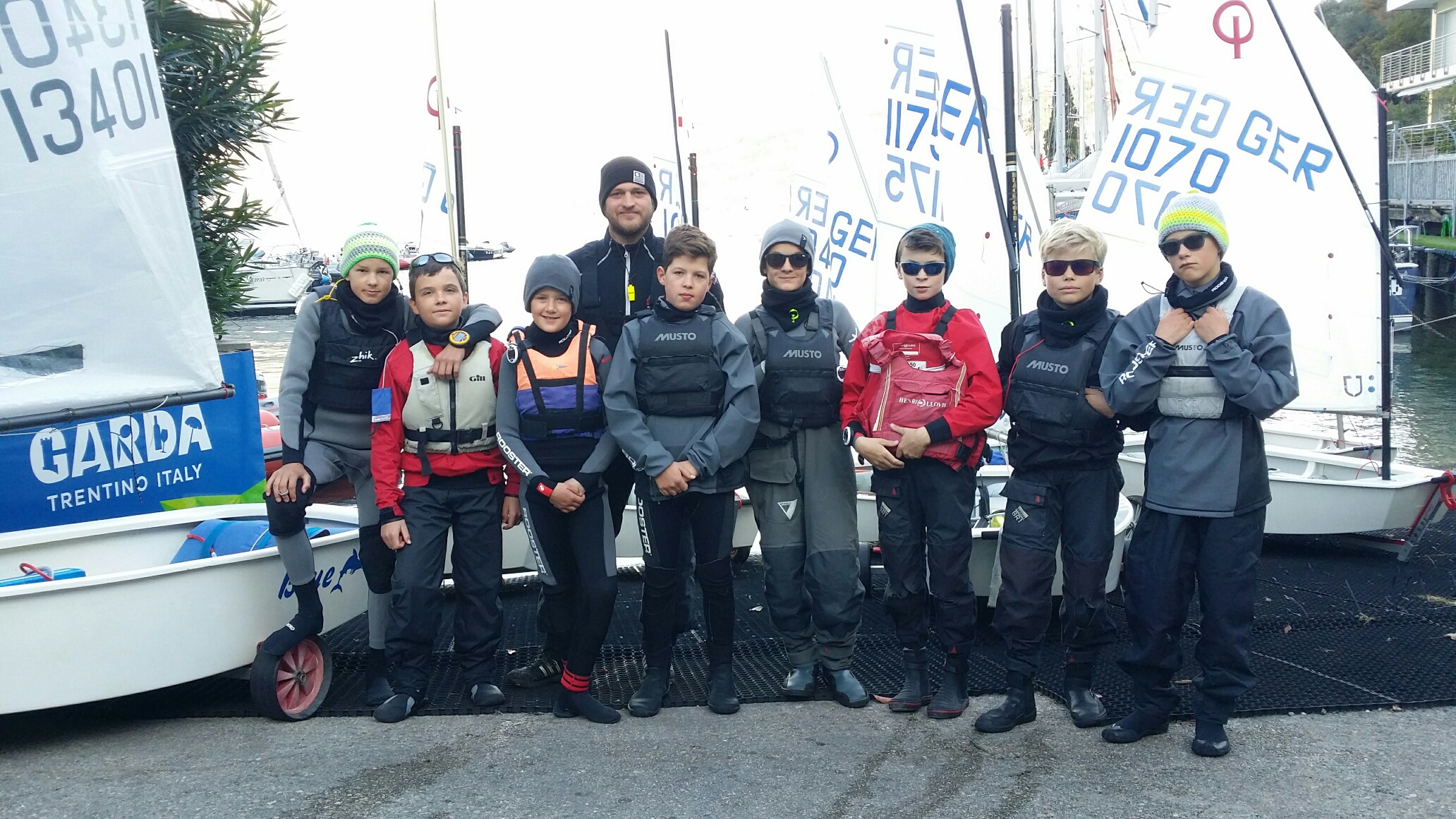 Sonnenreiches Segeltraining am Gardasee