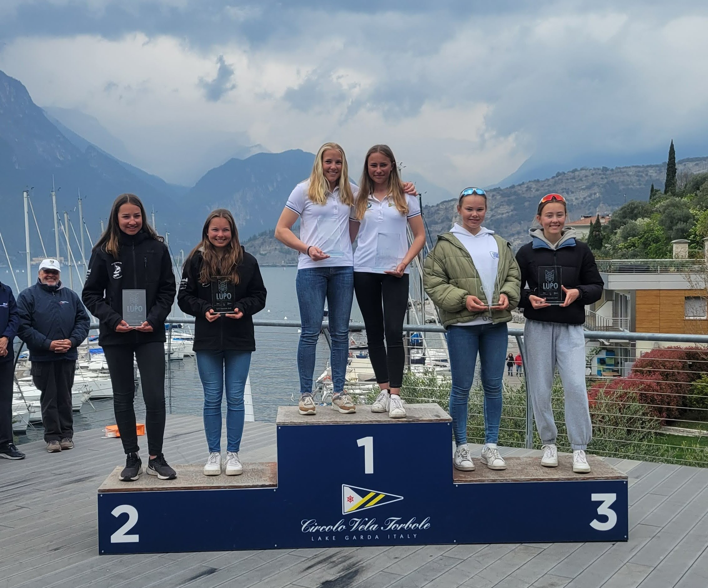 Podium in Torbole